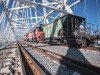 Крымский мост испытали грузовым поездом (фото+видео)