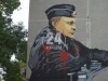 В Симферополе забросали краской изображения Путина и солдата (фото)