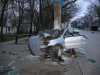 В Крыму "Мицубиси" на полном ходу разорвало столбом - двое погибли на месте