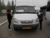 В Керчи молодежь повязала на маршрутки георгиевские ленты