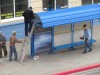 В Керчи обновляют остановочные павильоны