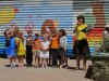В Феодосии дети раскрасили забор (видео)