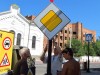 В Керчи обновили 160 дорожных знаков
