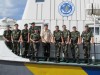 На боевом корабле «Буковина», с журналистами на борту, тушили пожар