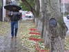Город во время дождя