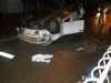 В Керчи на мокрой дороге перевернулись "Жигули"