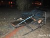 В Крыму сгорели биотуалеты