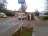 В Крыму на маршрутку упал столб