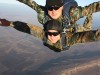 В Крыму министр прыгнул с парашютом