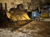 В Крыму перевернулся грузовик с песком