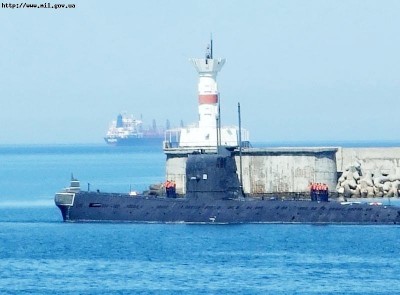 Подлодка Запорожье вышла на первое погружение