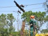 В Керчи сгорели опоры линии электропередач