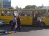 ДТП милицейского автобуса в столице Крыма привело к пробке (фото)