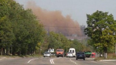 Мариуполь накрывает смогом 