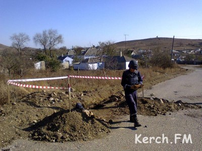 В Керчи уничтожили склад боеприпасов 