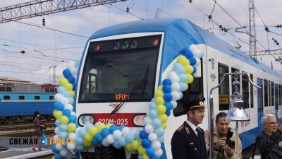 Рельсовый автобус перевез 33 тысячи крымчан