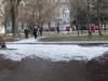 В Симферополе, где не было настоящей зимы, весной выпал снег (фото)