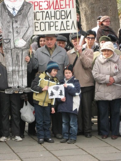 В Крыму митинговали в защиту заповедника