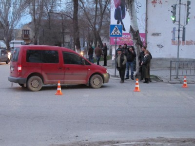 В Феодосии столкнулись автомобили