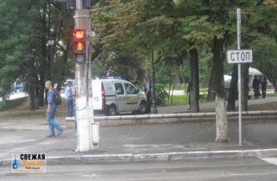 Авто МВД попало в ДТП в Симферополе
