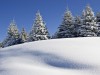 На Ангарском перевале пошел сильный снег