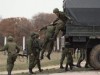 Украинские военные в Евпатории охраняют оружие живым щитом