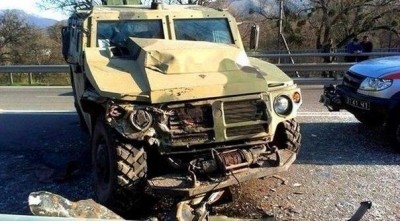 В Крыму ДТП с бронемашиной